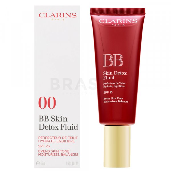 Clarins BB Skin Detox Fluid BB krém pre zjednotenie farebného tónu pleti 00 Fair 45 ml