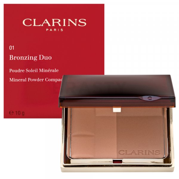 Clarins Bronzing Duo Mineral Powder Compact bronzující pudr 01 Light 10 g