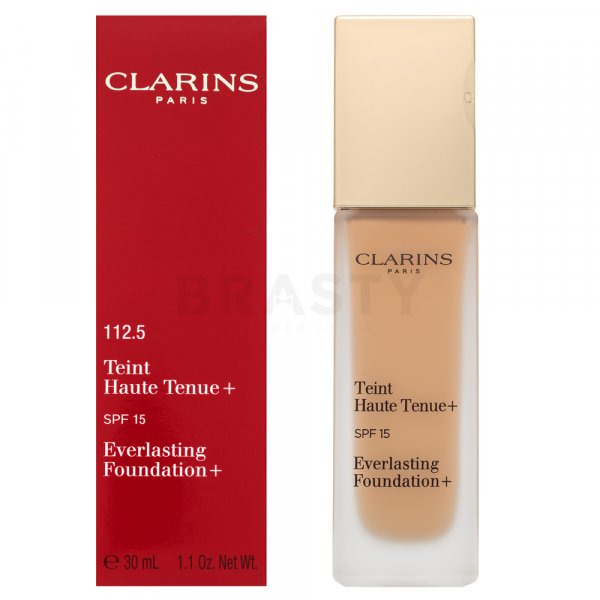 Clarins Everlasting Foundation+ dlouhotrvající make-up 112,5 Caramel 30 ml