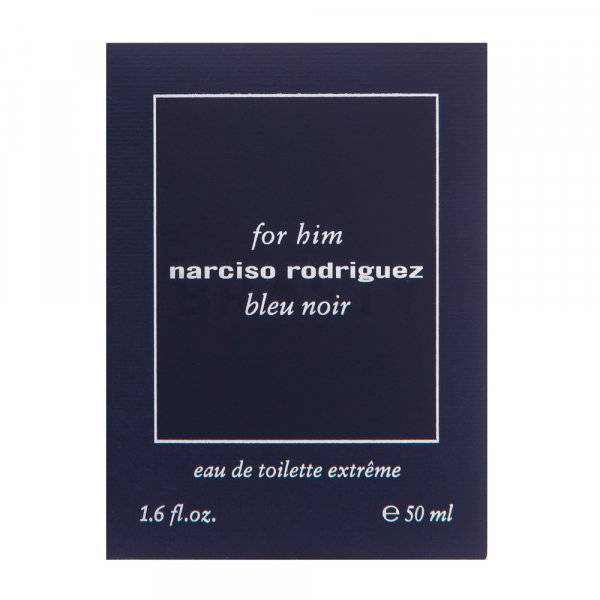 Narciso Rodriguez For Him Bleu Noir Extreme Eau de Toilette da uomo 50 ml