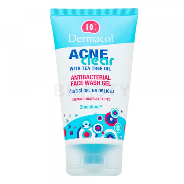 Dermacol ACNEclear Antibacterial Face Gel gel detergente nutriente per la pelle problematica 150 ml