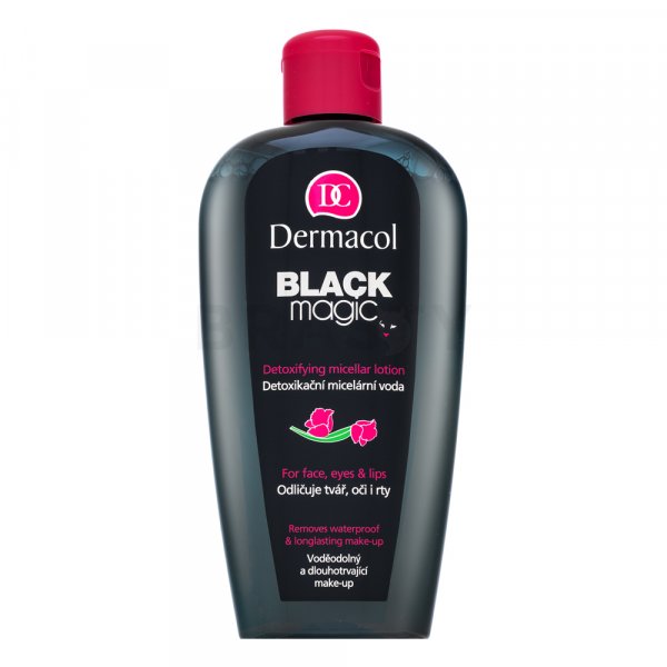 Dermacol Black Magic Detoxifying Micellar Lotion мицеларна вода за отстраняване на грим за нормална/смесена кожа 200 ml