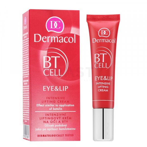Dermacol BT Cell Eye Lip Intensive Lifting Anti-Aging Cream omladzujúce sérum obnovujúci hustotu pleti v okolí očí a pier 15 ml