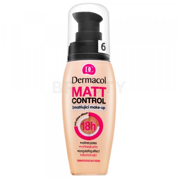 Dermacol Matt Control Make-Up tekutý make-up s matujícím účinkem N. 6.0 30 ml