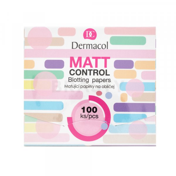 Dermacol Matt Control Blotting Papers papírky na zmatnění 100 pcs