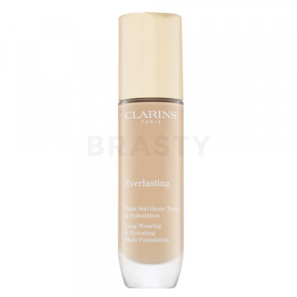 Clarins Everlasting Long-Wearing & Hydrating Matte Foundation langhoudende make-up voor een mat effect 110.5W 30 ml