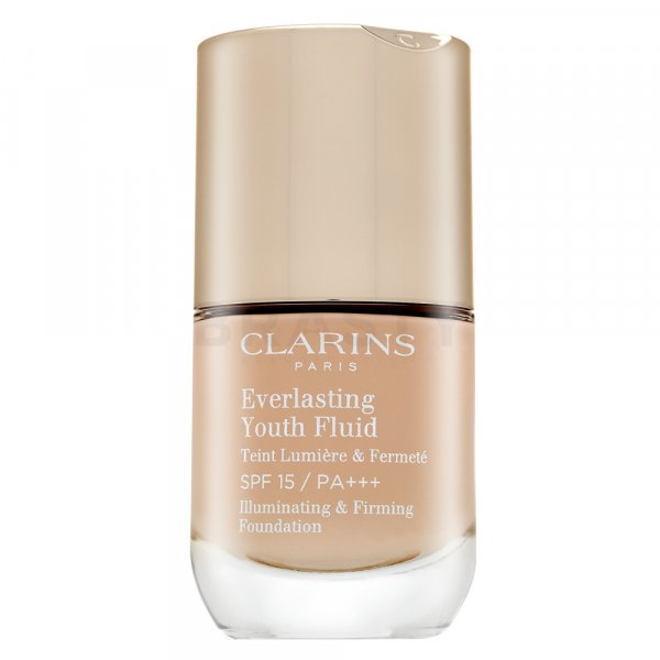 Clarins Everlasting Youth Fluid dlouhotrvající make-up proti stárnutí pleti 108.5 Cashew 30 ml