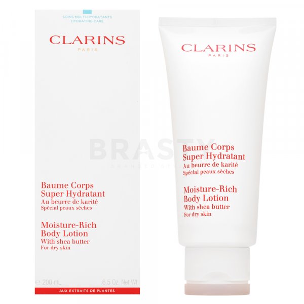 Clarins Moisture-Rich Body Lotion Hydratations-Körpermilch für trockene Haut 200 ml