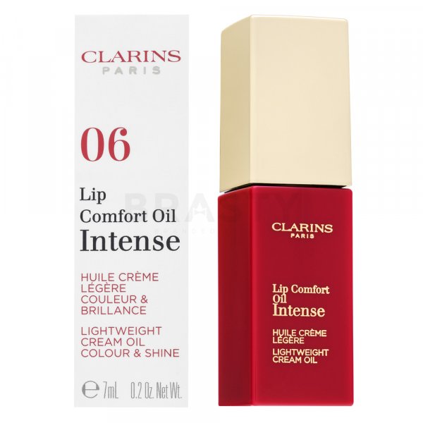 Clarins Lip Comfort Oil Intense lesk na pery s hydratačným účinkom 06 Intense Fuchsia 7 ml