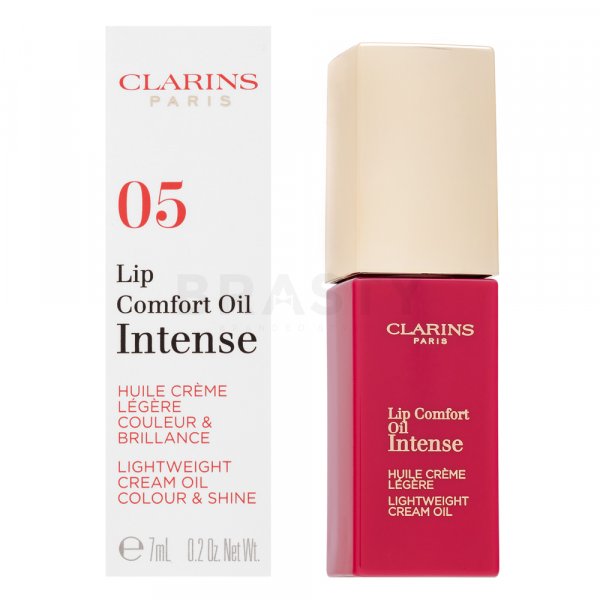 Clarins Lip Comfort Oil Intense lesk na rty s hydratačním účinkem 05 Intense Pink 7 ml