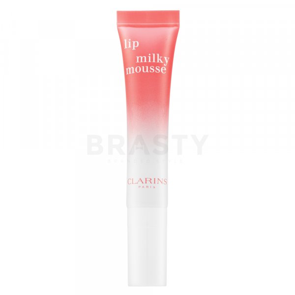 Clarins Lip Milky Mousse výživný balzam na pery s hydratačným účinkom 02 Milky Peach 10 ml