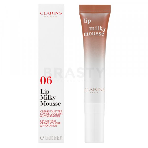 Clarins Lip Milky Mousse výživný balzám na rty s hydratačním účinkem 06 Milky Nude 10 ml