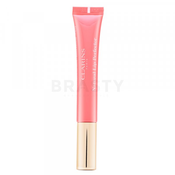 Clarins Natural Lip Perfector 01 Rose Shimmer lesk na rty s perleťovým leskem 12 ml