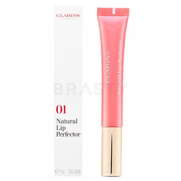 Clarins Natural Lip Perfector ajakfény 01 Rose Shimmer 12 ml