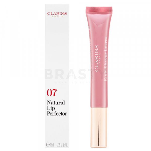 Clarins Natural Lip Perfector 07 Toffee Pink Shimmer błyszczyk do ust z perłowym blaskiem 12 ml