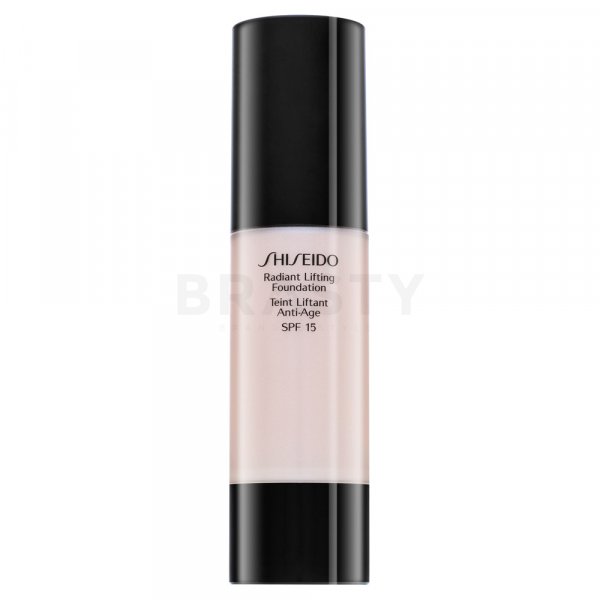 Shiseido Radiant Lifting Foundation B40 Natural Fair Beige Liquid Foundation for unified and lightened skin 30 ml