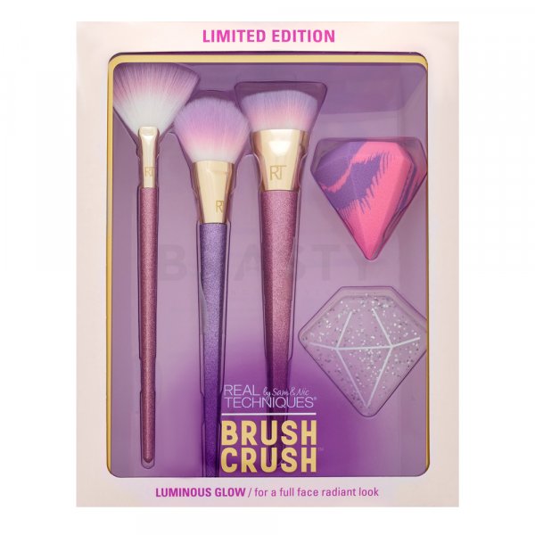 Real Techniques Luminous Glow Brush Crush - Limited Edition set di pennelli