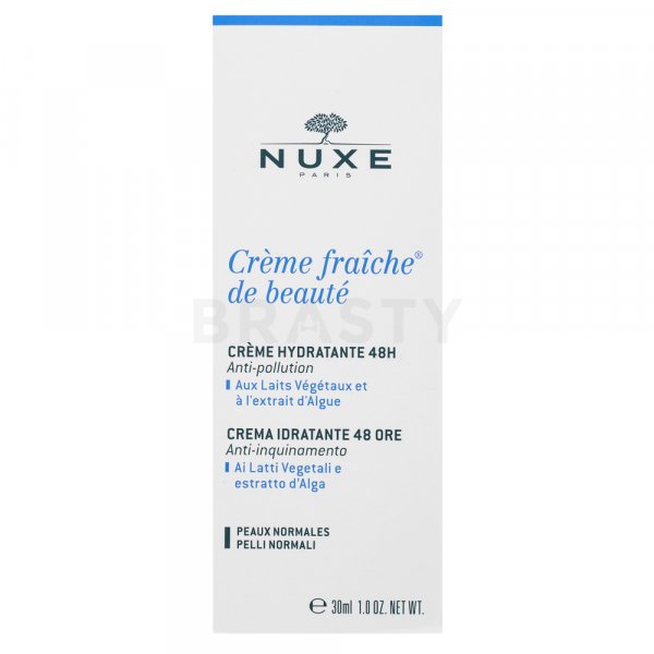 Nuxe Creme Fraiche de Beauté 48HR Moisturizing Cream hydratační emulze pro velmi suchou a citlivou pleť 30 ml