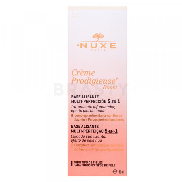 Nuxe Creme Prodigieuse Boost 5-in-1 Multi-Perfection Smoothing Primer основа за уеднаквена и изсветлена кожа 30 ml