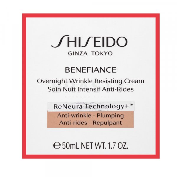 Shiseido Benefiance Overnight Wrinkle Resisting Cream krem na noc z formułą przeciwzmarszczkową 50 ml