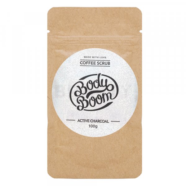BodyBoom Coffee Scrub Active Charcoal peeling pro všechny typy pleti 100 g