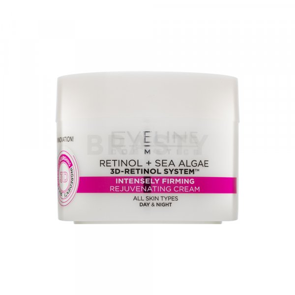 Eveline 3D Retinol System krema za pomlađivanje kože lica Intensely Firming Rejuvenating Cream 50 ml