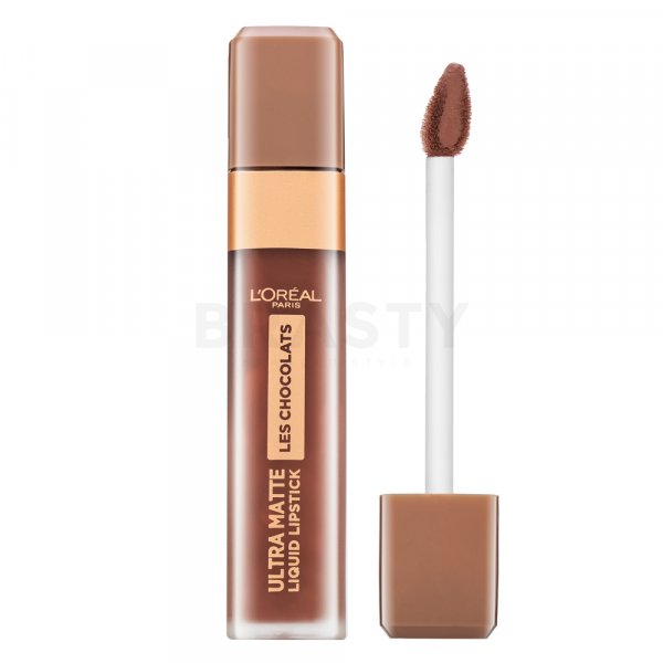 L´Oréal Paris Les Chocolats Ultra Matte Liquid Lipstick - 862 Volupto Choco ruj lichid pentru efect mat 7,6 ml