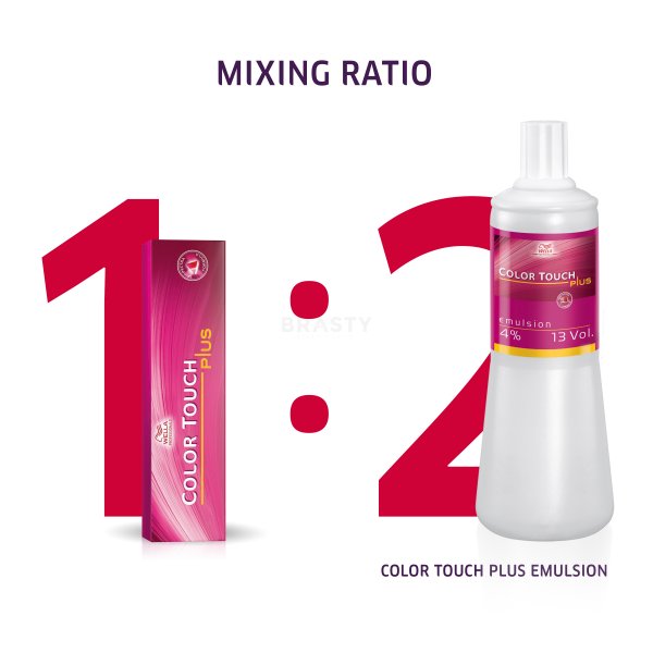 Wella Professionals Color Touch Plus professionele demi-permanente haarkleuring 55/04 60 ml