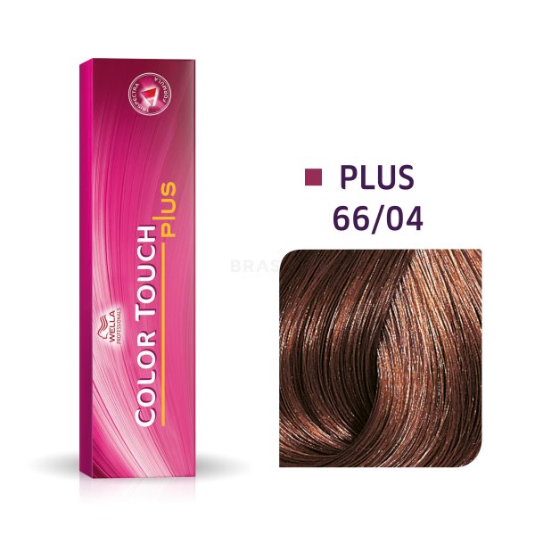 Wella Professionals Color Touch Plus profesionálna demi-permanentná farba na vlasy 66/04 60 ml