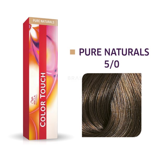 Wella Professionals Color Touch Pure Naturals profesjonalna demi- permanentna farba do włosów z wielowymiarowym efektem 5/0 60 ml