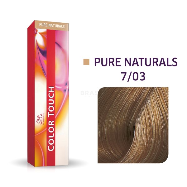 Wella Professionals Color Touch Pure Naturals professionele demi-permanente haarkleuring met multi-dimensionaal effect 7/03 60 ml