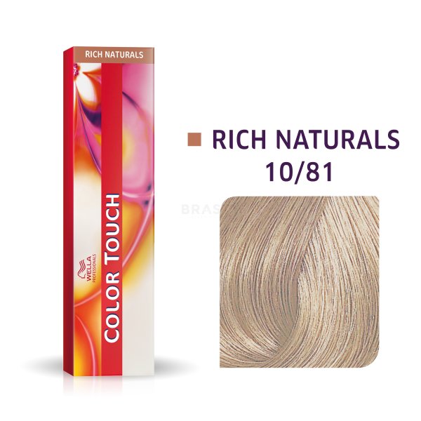 Wella Professionals Color Touch Rich Naturals Professionelle demi-permanente Haarfarbe mit einem multidimensionalen Effekt 10/81 60 ml