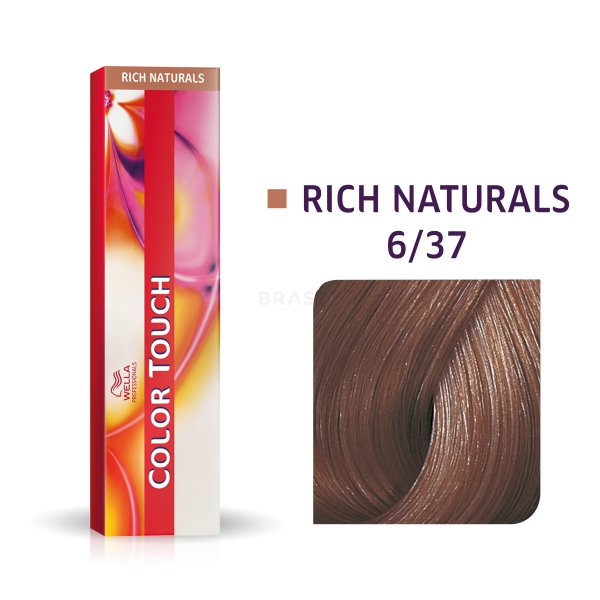 Wella Professionals Color Touch Rich Naturals professionele demi-permanente haarkleuring met multi-dimensionaal effect 6/37 60 ml