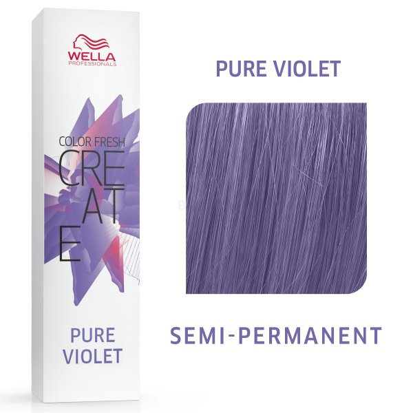 Wella Professionals Color Fresh Create Semi-Permanent Color professzionális semi permanens hajszín Pure Violet 60 ml