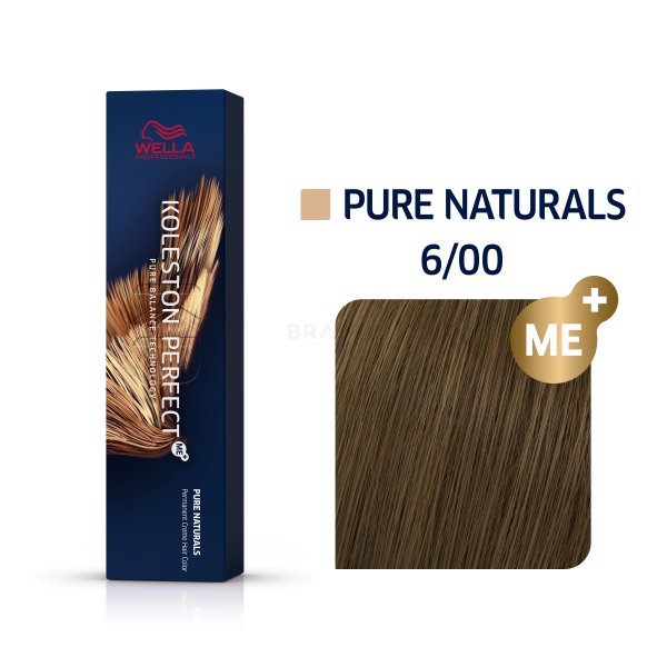 Wella Professionals Koleston Perfect Me+ Pure Naturals vopsea profesională permanentă pentru păr 6/00 60 ml