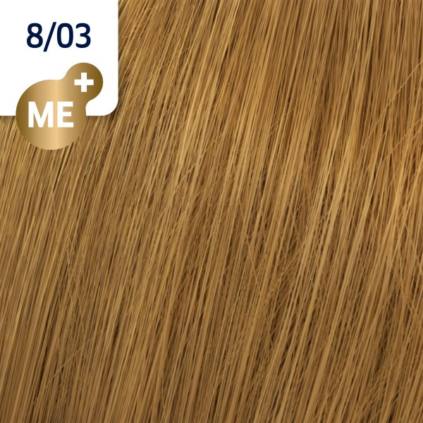 Wella Professionals Koleston Perfect Me+ Pure Naturals Professionelle permanente Haarfarbe 8/03 60 ml