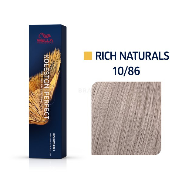 Wella Professionals Koleston Perfect Me Rich Naturals color de cabello permanente profesional 10/86 60 ml