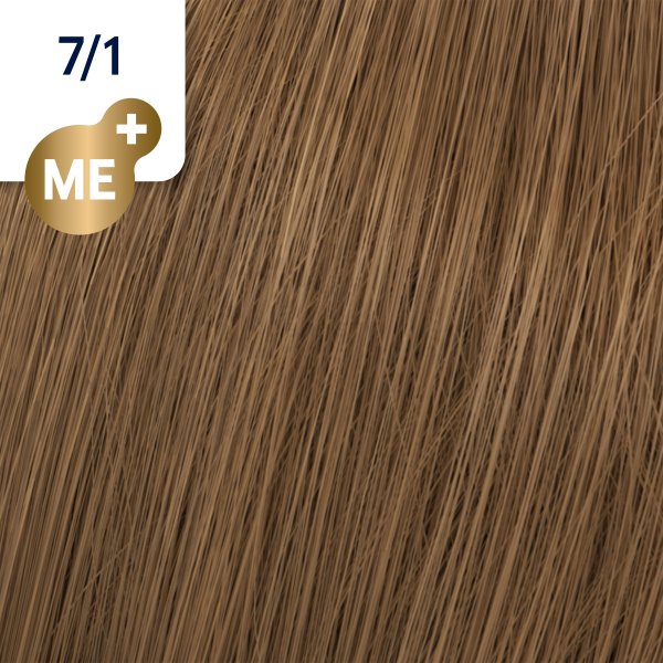 Wella Professionals Koleston Perfect Me+ Rich Naturals Professionelle permanente Haarfarbe 7/1 60 ml