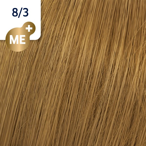 Wella Professionals Koleston Perfect Me+ Rich Naturals profesionální permanentní barva na vlasy 8/3 60 ml