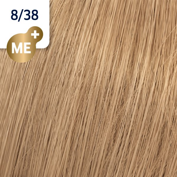 Wella Professionals Koleston Perfect Me+ Rich Naturals Professionelle permanente Haarfarbe 8/38 60 ml