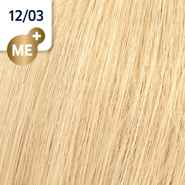 Wella Professionals Koleston Perfect Me+ Special Blonde professzionális permanens hajszín 12/03 60 ml