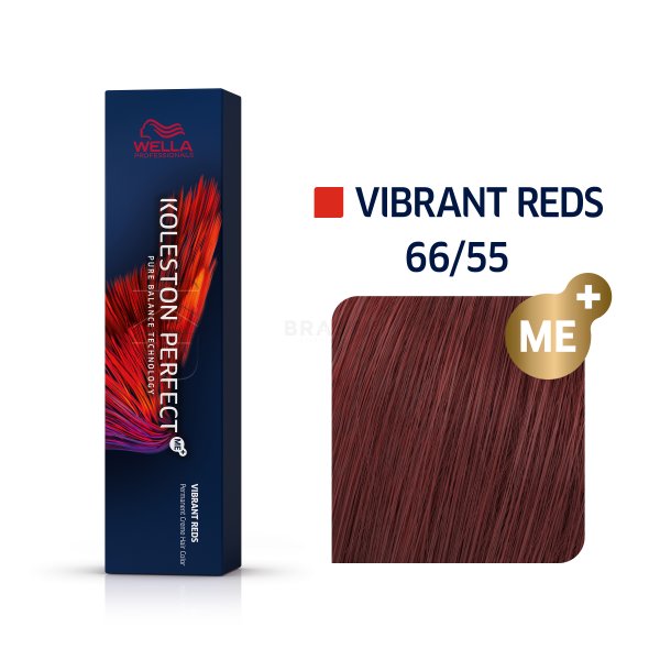 Wella Professionals Koleston Perfect Me+ Vibrant Reds professzionális permanens hajszín 66/55 60 ml