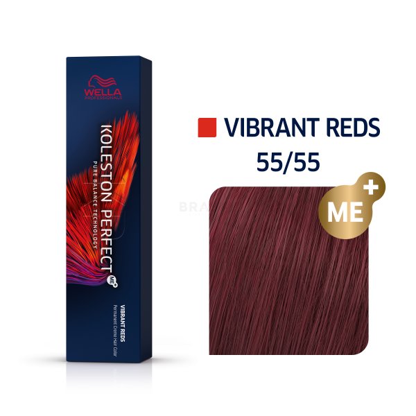 Wella Professionals Koleston Perfect Me+ Vibrant Reds profesjonalna permanentna farba do włosów 55/55 60 ml