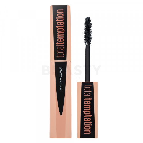 Maybelline Total Temptation Mascara řasenka pro prodloužení řas a objem Black 8,6 ml