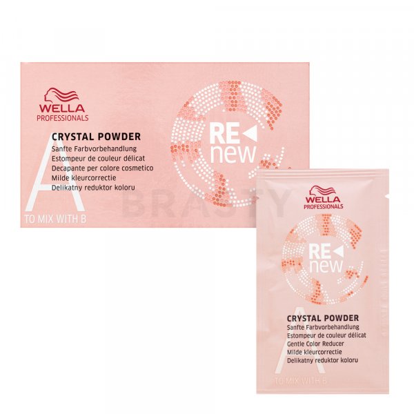 Wella Professionals Color Renew A Crystal Powder jemný prášek pro odstranění nežádoucí barvy z vlasů 5 x 9 g