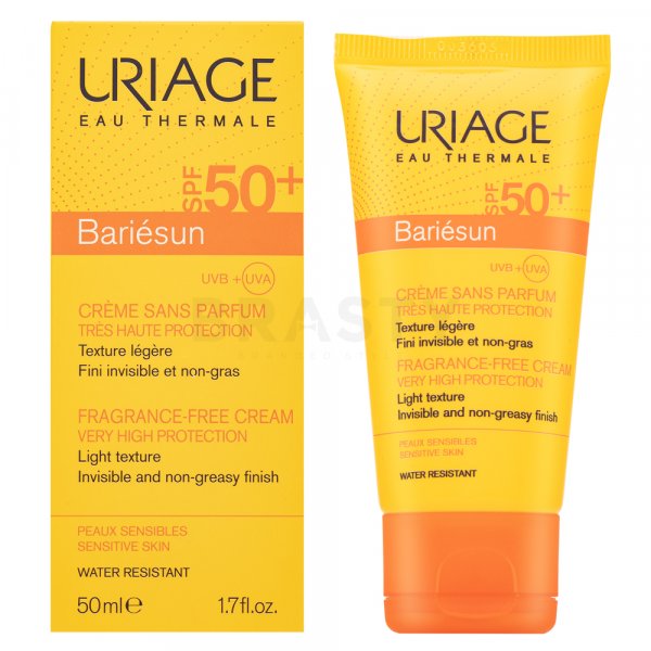 Uriage Bariésun Fragrance-Free Cream Very High Protection SPF50+ parfümfreie Sonnencreme für Gesicht 50 ml