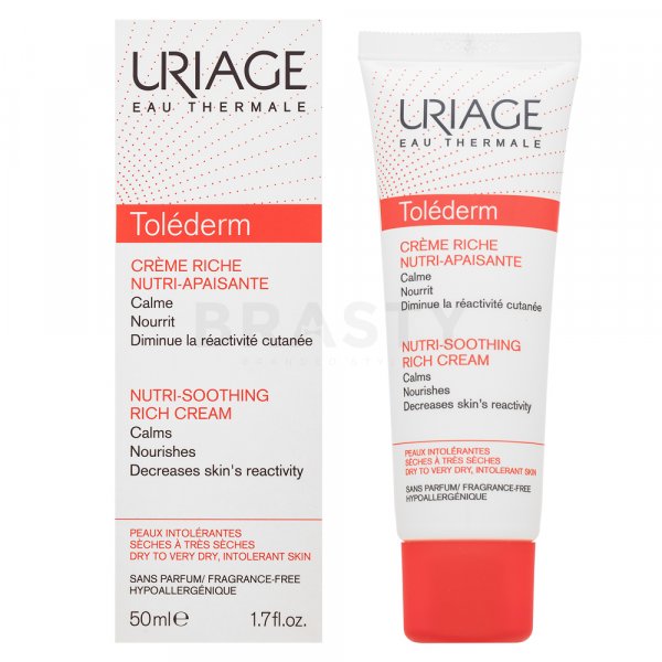 Uriage Toléderm Riche Nutri-Soothing Cream Loțiune calmantă pentru piele uscată și sensibilă 50 ml