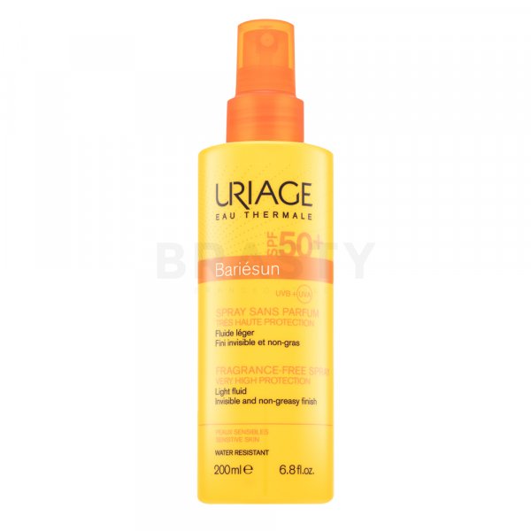 Uriage Bariésun Very High Protection Fragrance-Free Spray loțiune bronzantă spray pentru piele sensibilă 200 ml