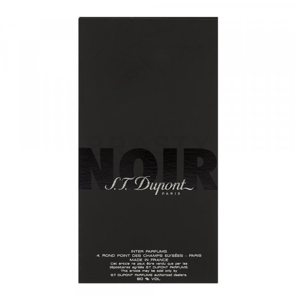 S.T. Dupont Noir Eau de Toilette for men 100 ml