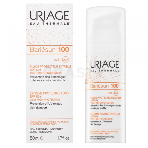 Uriage Bariésun 100 Extreme Protective Fluid SPF50+ овлажняващ и защитен флуид за много чувствителна кожа 50 ml